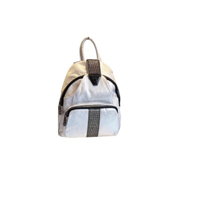 SİMLİ EKRU  İTHAL SIRT ÇANTASI