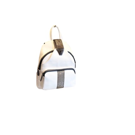 BEYAZ İTHAL TAŞLI SIRT ÇANTASI